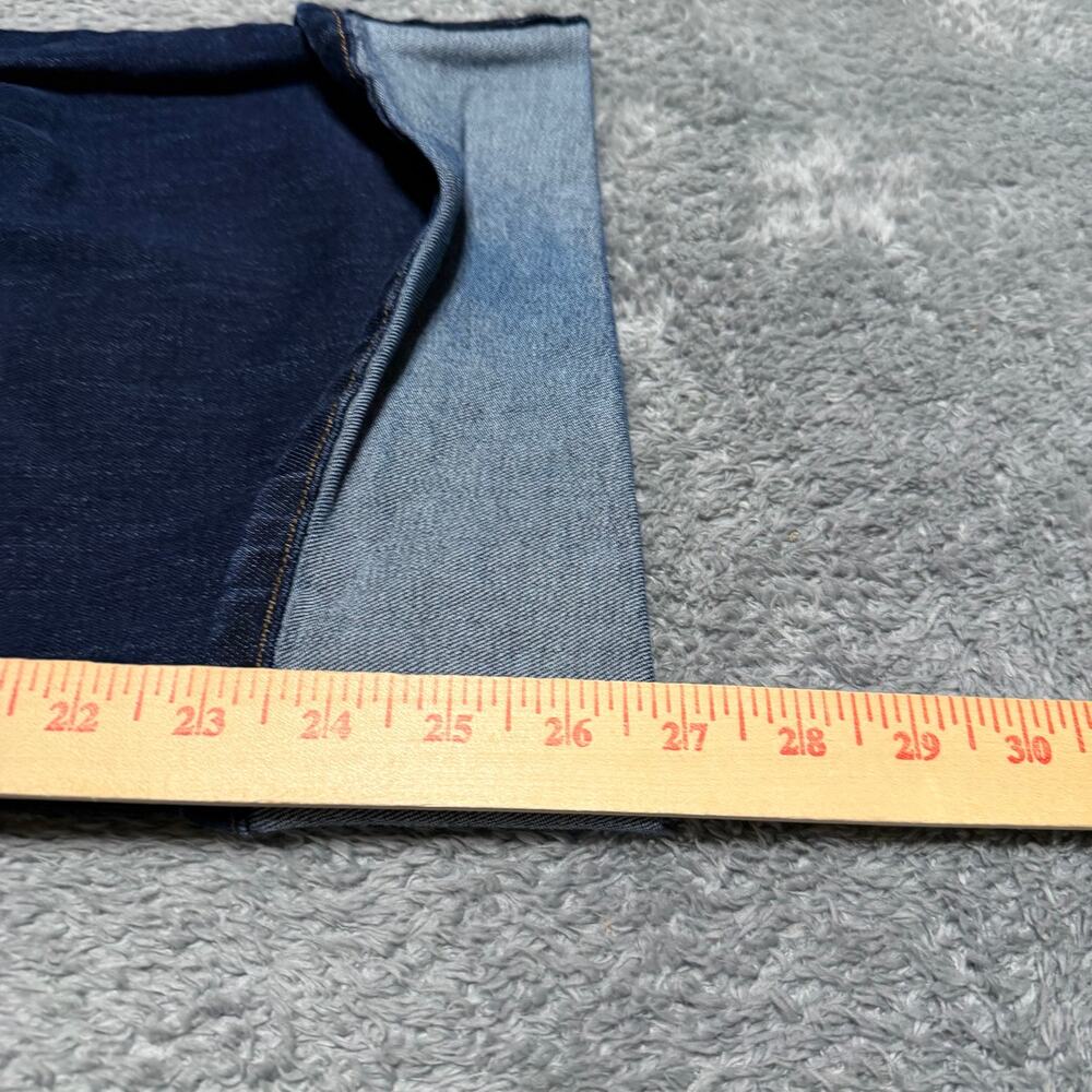 Kut From The Kloth Meg Fab Ab Wide Leg Crop Jeans Womens 10 Cuff Dark - Picture 10 of 11